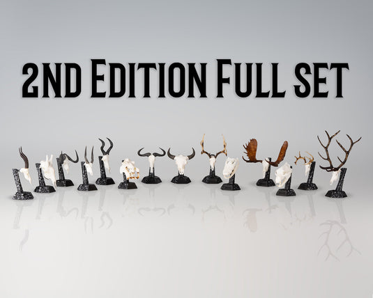 Resin Skullies - 2nd Edition Skullies - Full Set - Skullies