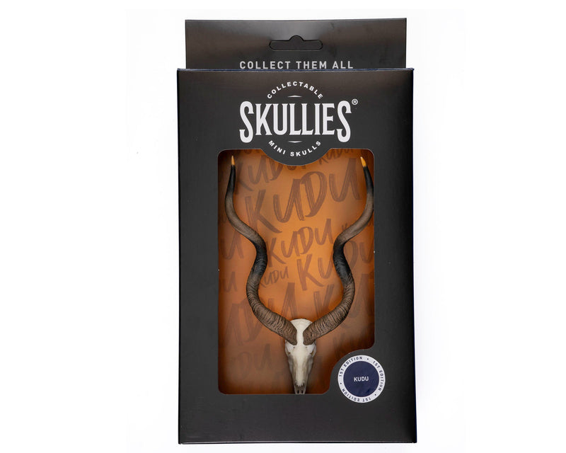 Load image into Gallery viewer, Resin Skullies - Miniature Replica Southern Greater Kudu Skull - Skullies