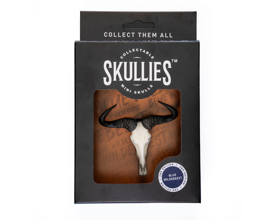Resin Skullies - Miniature Replica Blue Wildebeest Skull