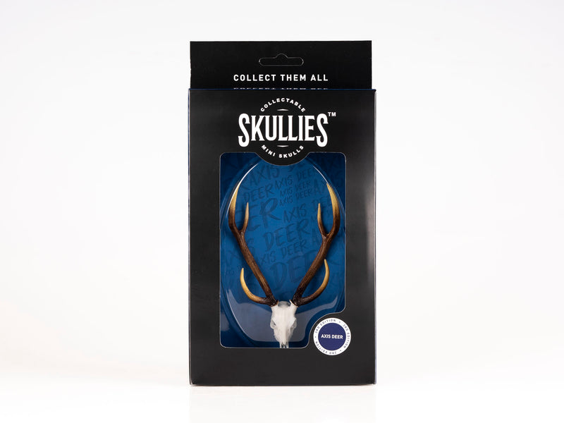 Load image into Gallery viewer, Resin Skullies - Miniature Replica Axis Deer Skull
