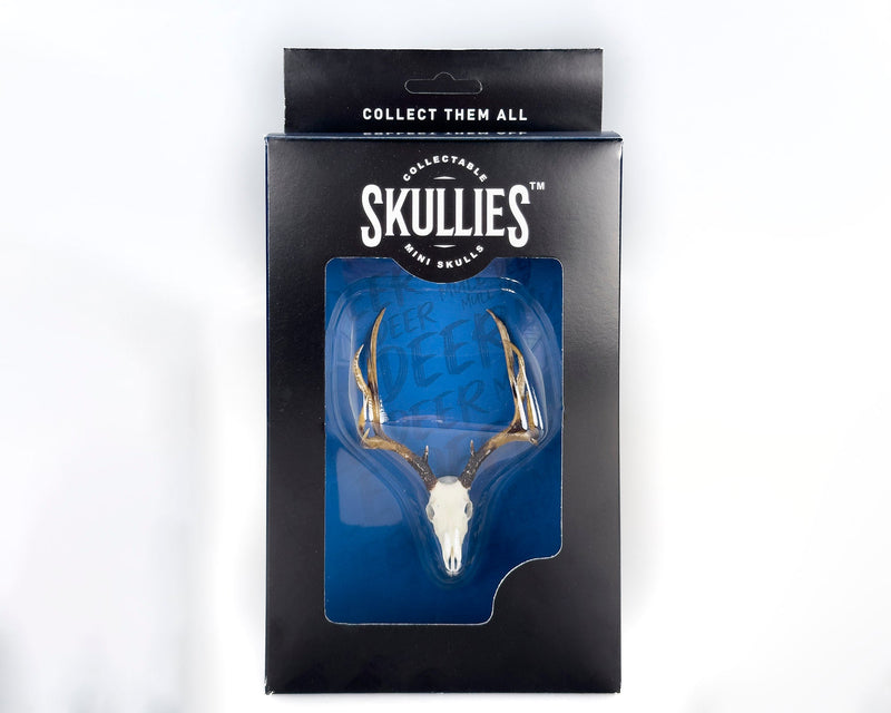 Load image into Gallery viewer, Resin Skullies - Miniature Replica Mule Deer Skull
