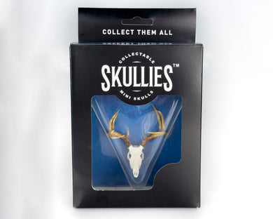 Resin Skullies - Miniature Replica Whitetail Deer Skull