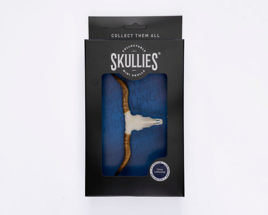 Resin Skullies - Miniature Replica Texas Longhorn Skull