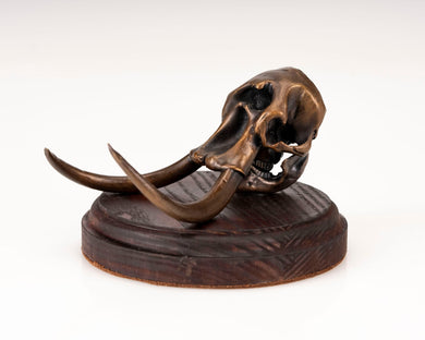 Bronze Skullies - Miniature Replica Elephant Skull - Skullies