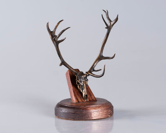 Bronze Skullies - Replica Miniature Red Deer Skull - Skullies