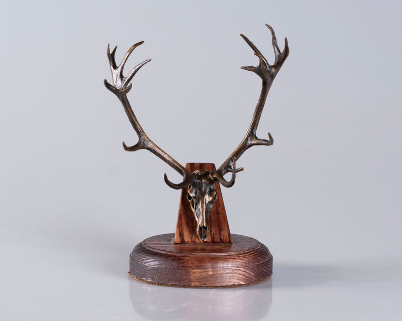 Load image into Gallery viewer, Bronze Skullies - Replica Miniature Red Deer Skull - Skullies

