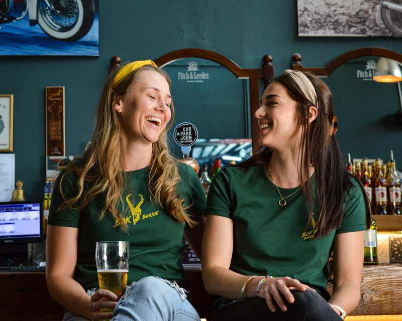 Load image into Gallery viewer, Ladies Bok - Bokkie T-Shirt (Big Print) - Skullies
