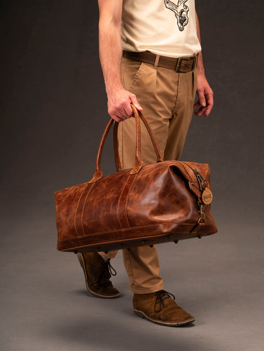 Overnight Bag - Skullies Leather Collections - Skullies