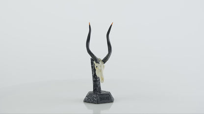 Hand-Painted Nyala Skull Collectible - Skullies Original
