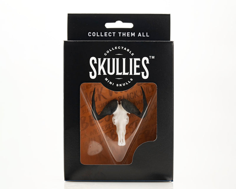 Load image into Gallery viewer, Resin Skullies - Miniature Replica Black Wildebeest Skull - Skullies
