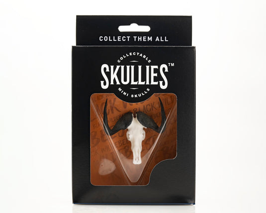 Resin Skullies - Miniature Replica Black Wildebeest Skull - Skullies