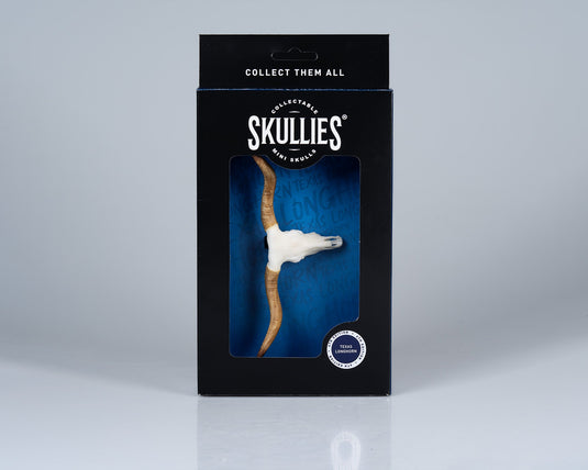 Resin Skullies - Miniature Replica Texas Longhorn Skull - Skullies