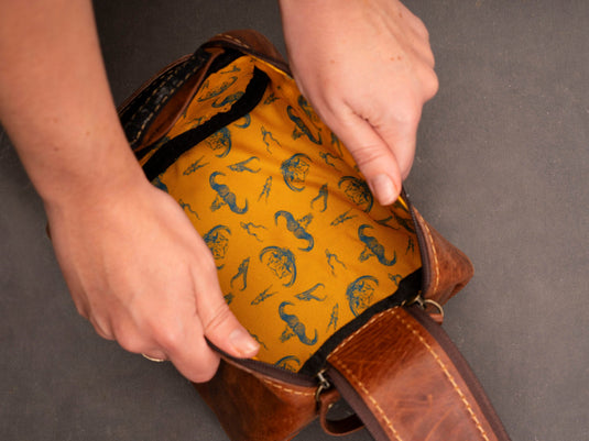 Shower Bag - Skullies Leather Collection - Skullies