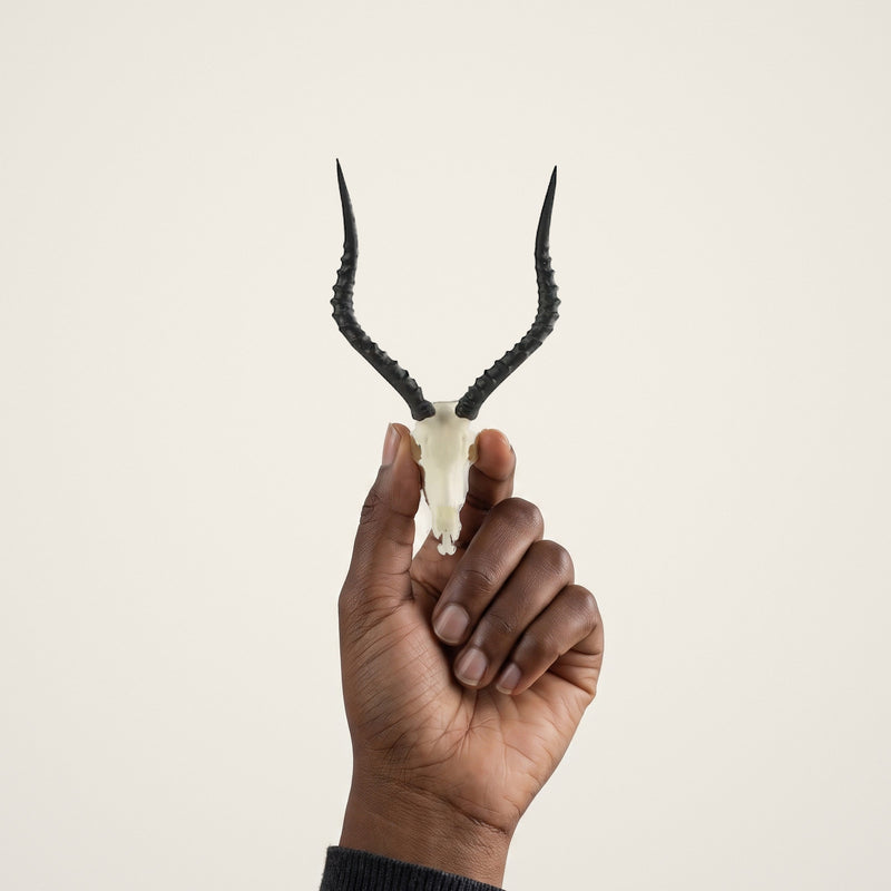 Load image into Gallery viewer, Impala Skullie held in hand for scale
